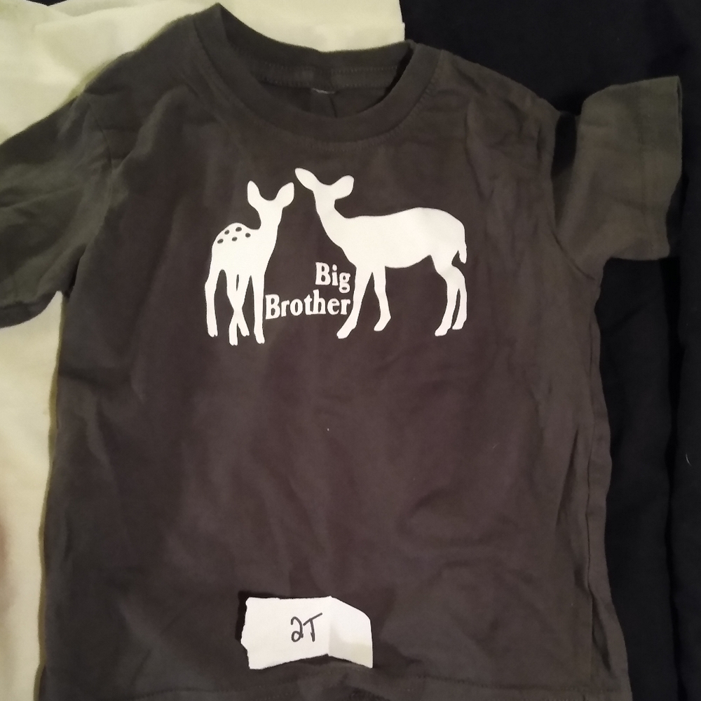 Big brother tee shirt. smoke free home